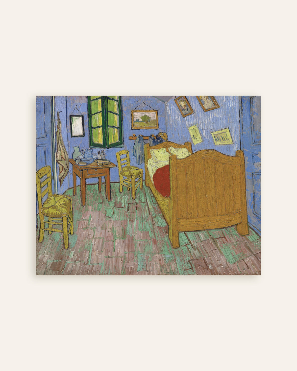 Poster von Das Schlafzimmer, Version Saint-Rémy (1889) von Vincent van Gogh, Miniaturansicht