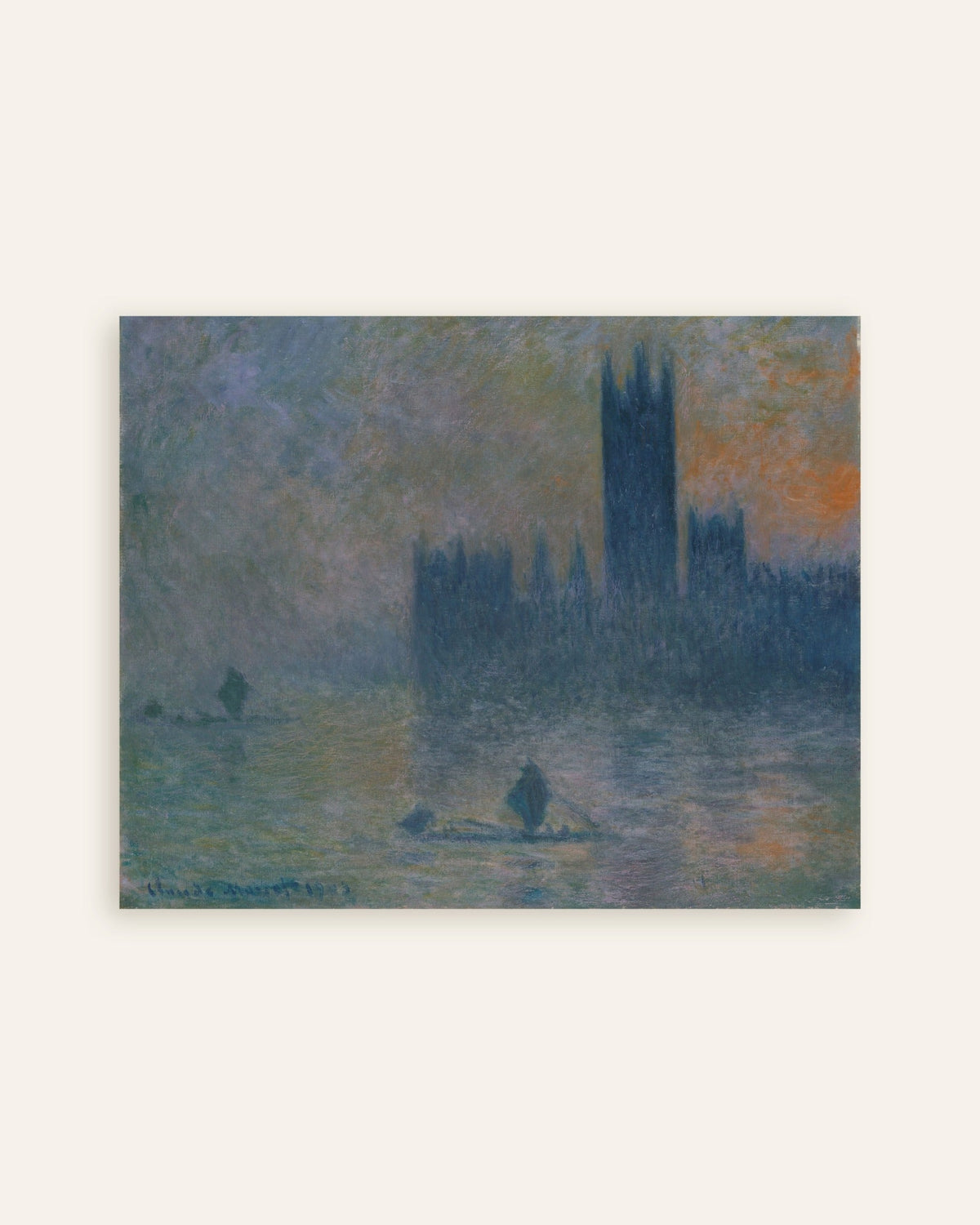 Poster Das Parlament, Nebeleffekt (1903–1904) von Claude Monet, Vorschaubild