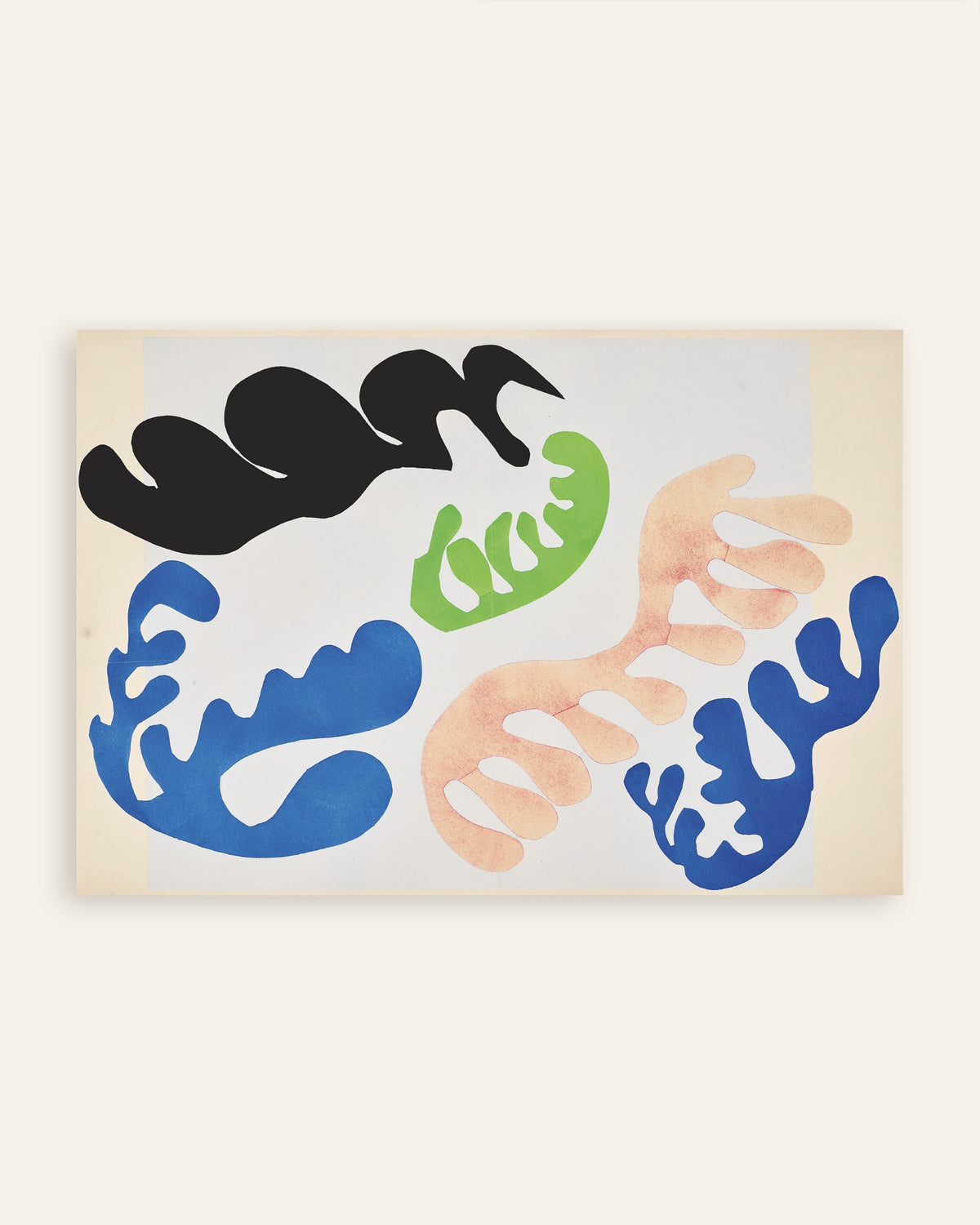 Poster Die Lagune in Blau und Koralle (Jazz, 1947) von Henri Matisse, als Miniaturansicht