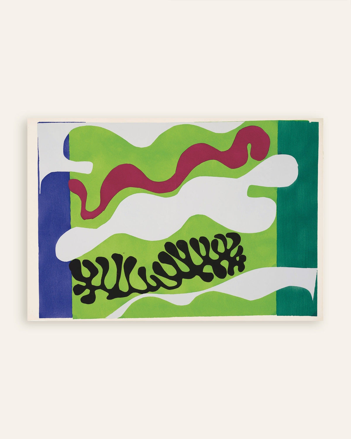 Poster Die Lagune in Grün (Jazz, 1947) von Henri Matisse, Miniaturansicht