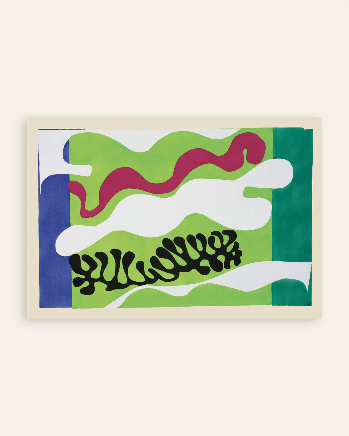 Poster Die Lagune in Grün (Jazz, 1947) von Henri Matisse, Miniaturansicht