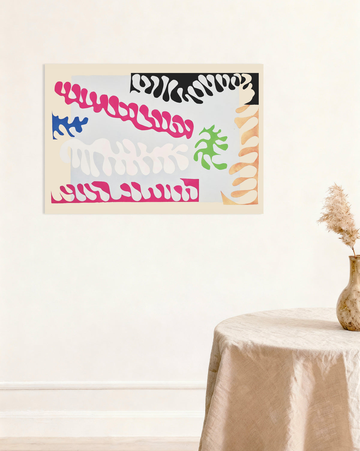 Poster „Die Lagune in Rosa und Weiß (Jazz, 1947) von Henri Matisse“