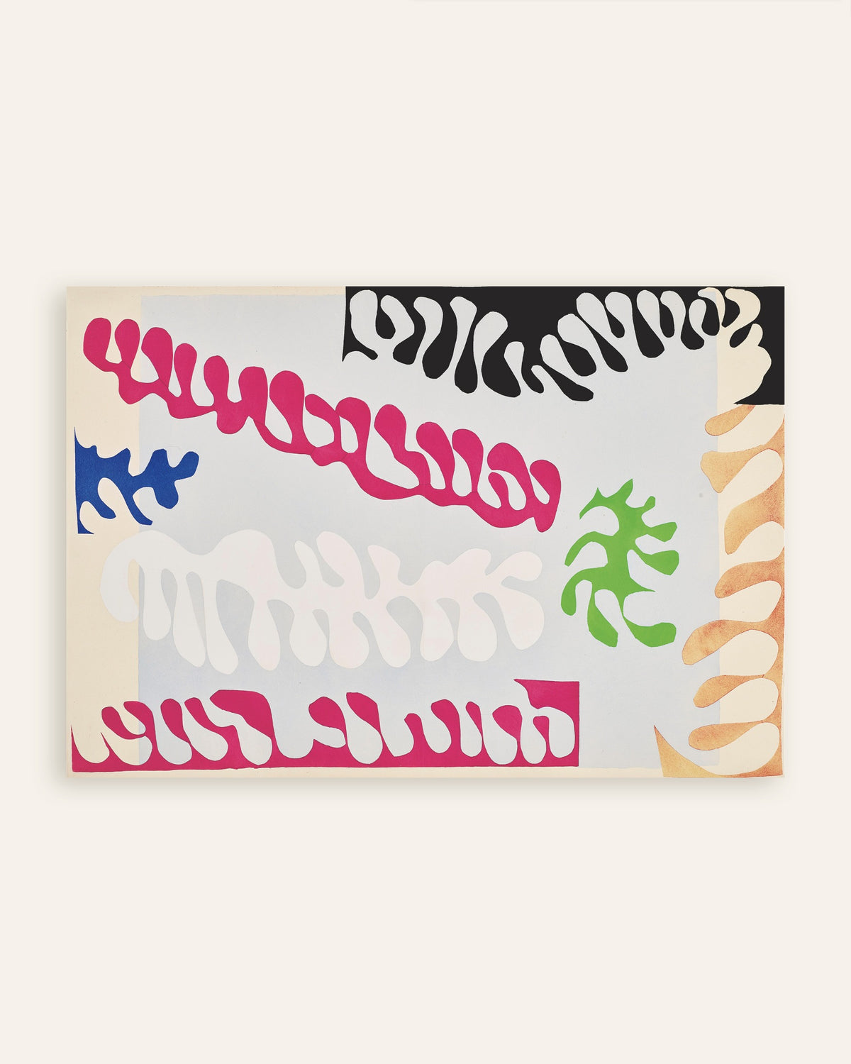 Poster „Die Lagune in Rosa und Weiß (Jazz, 1947) von Henri Matisse“, Miniaturansicht