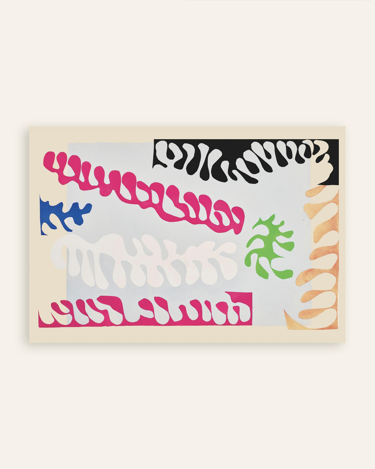 Poster „Die Lagune in Rosa und Weiß (Jazz, 1947) von Henri Matisse“, Miniaturansicht