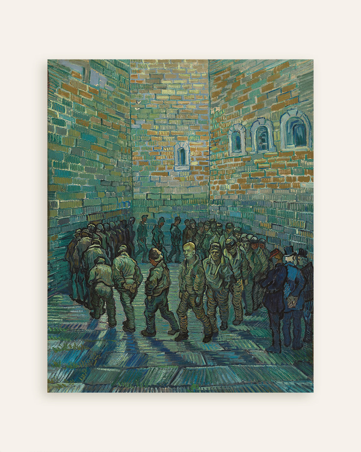 Poster von „Der Gefängnishof, nach Doré (1890) von Vincent van Gogh“, Poster, Miniaturansicht