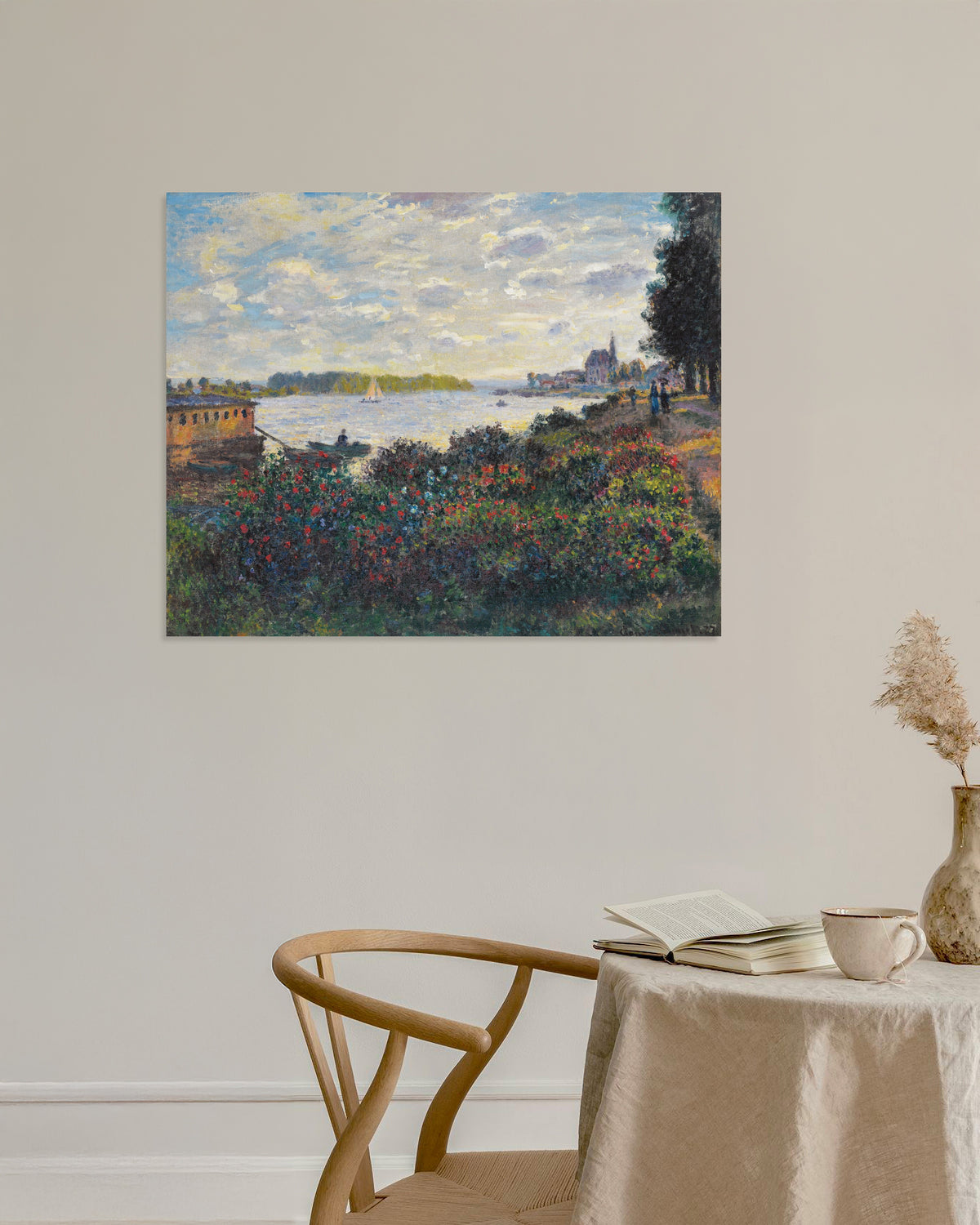 Poster Die Seine bei Argenteuil (1877) von Claude Monet