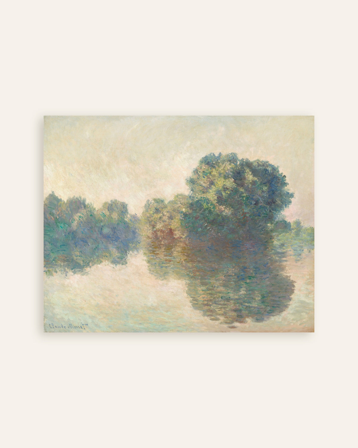 Poster Die Seine bei Giverny (1897) von Claude Monet, Vorschaubild