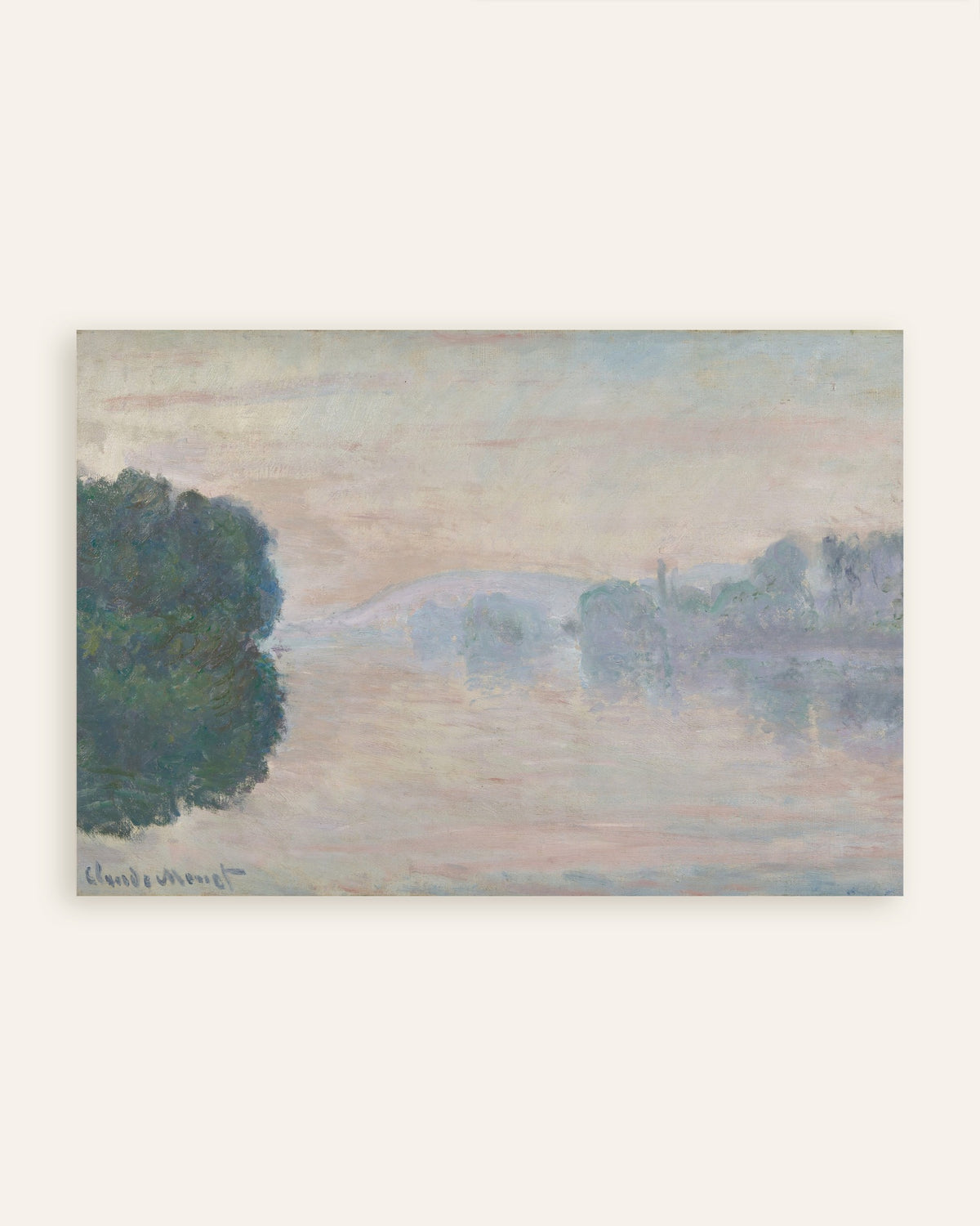 Poster Die Seine im Nebel (1894) von Claude Monet, Vorschaubild