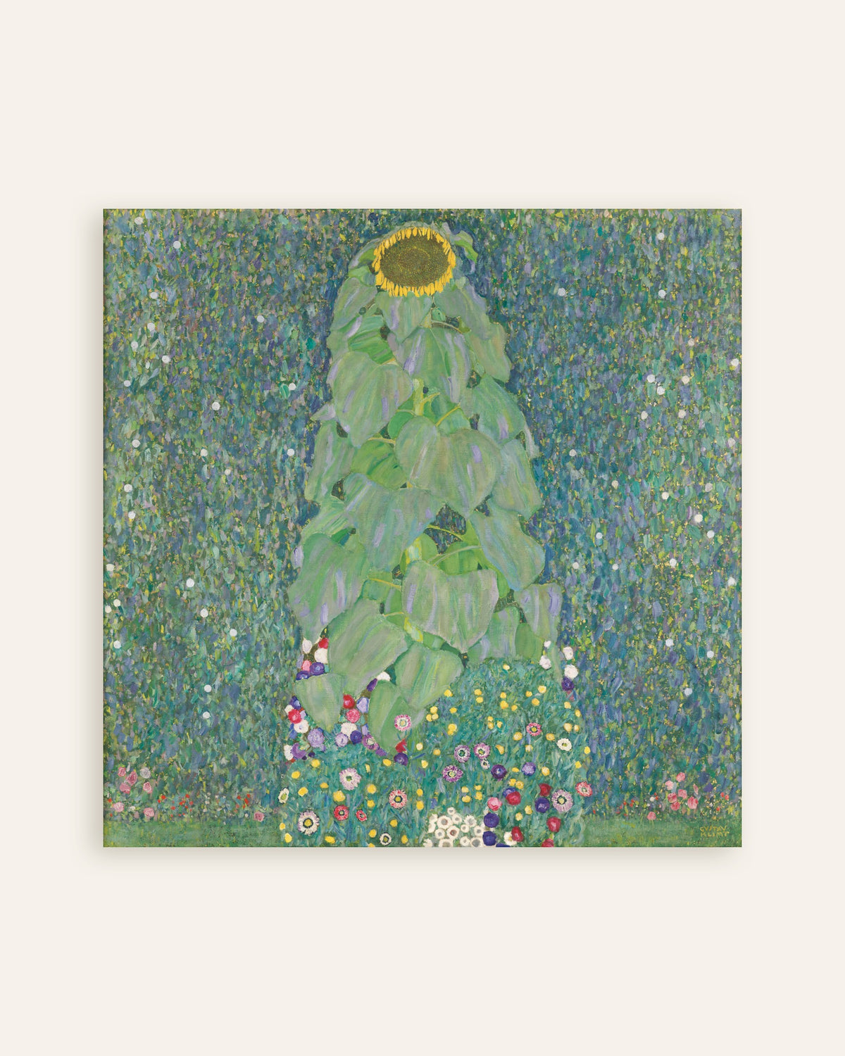 Poster Die Sonnenblume (1907–1908) von Gustav Klimt, Vorschaubild