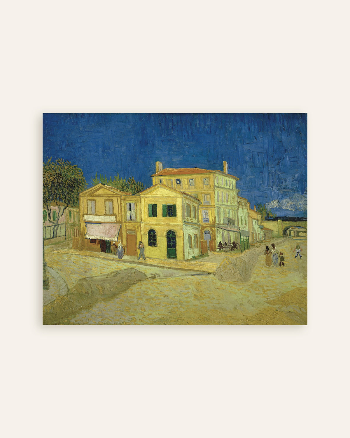 Poster von Das Gelbe Haus, Die Straße (1888) von Vincent van Gogh, Miniaturansicht