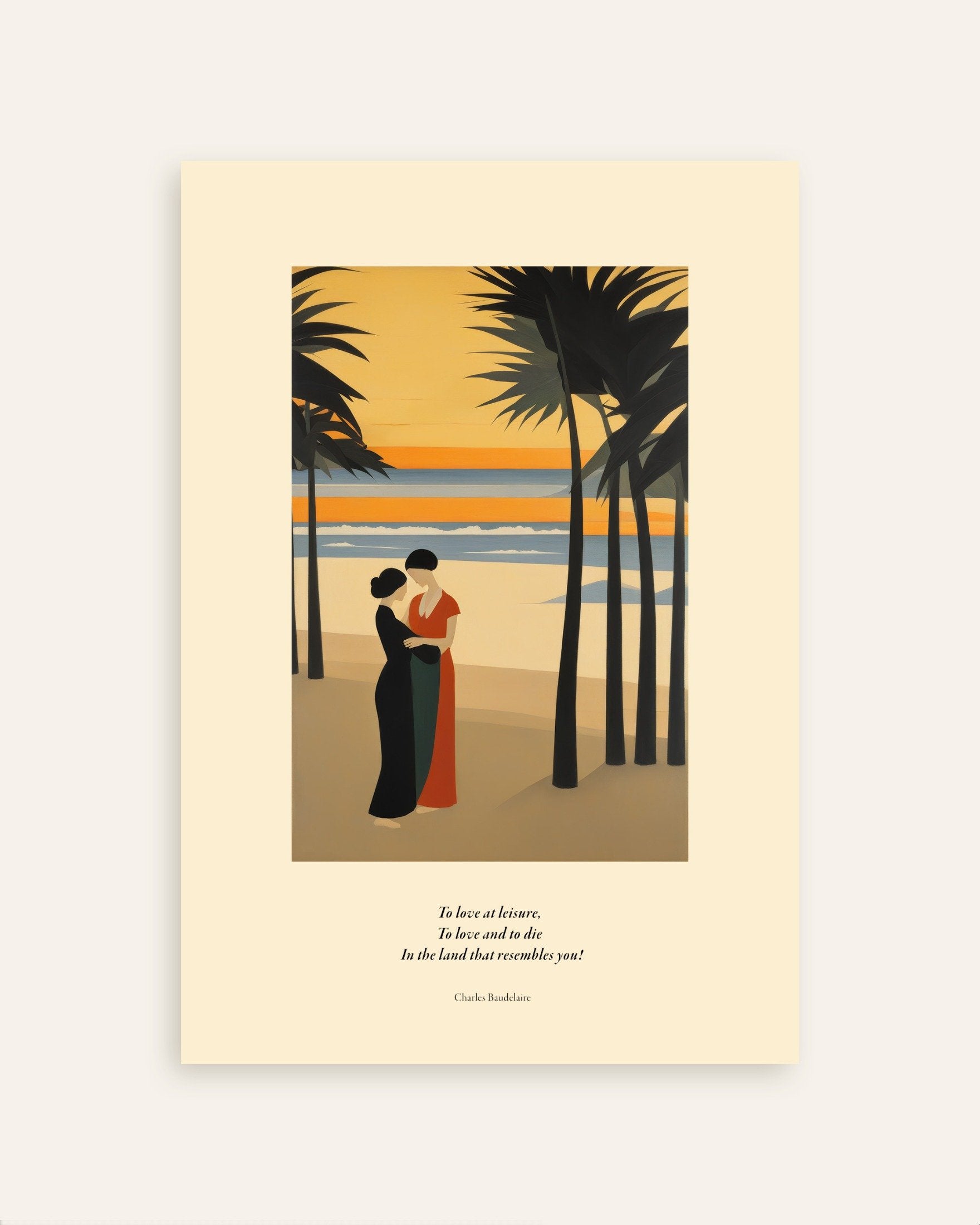 Poster of To love at leisure, Baudelaire, thumbnail