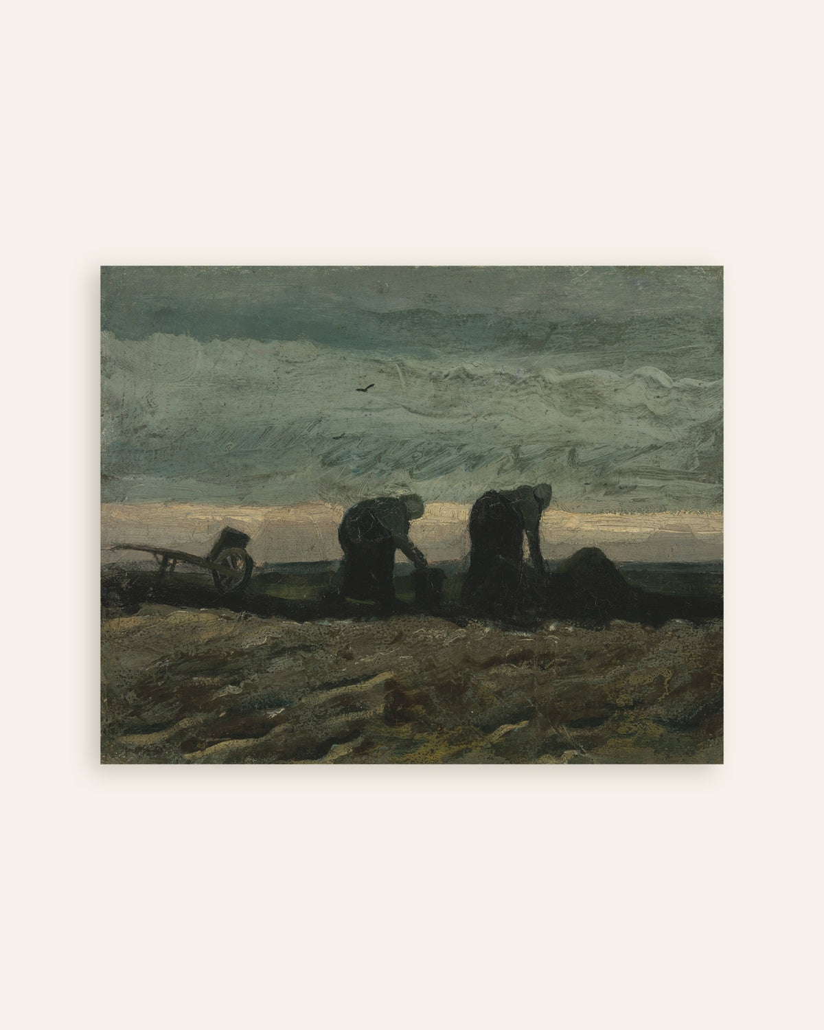 Poster von Zwei Frauen auf der Heide (1883) von Vincent van Gogh, Miniaturansicht