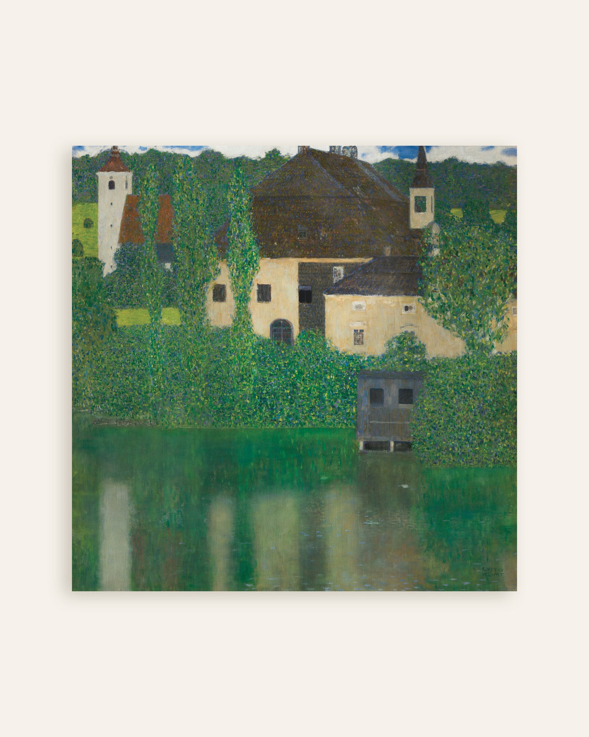 Poster von Wasserschloss (1908–1909) von Gustav Klimt, Vorschaubild