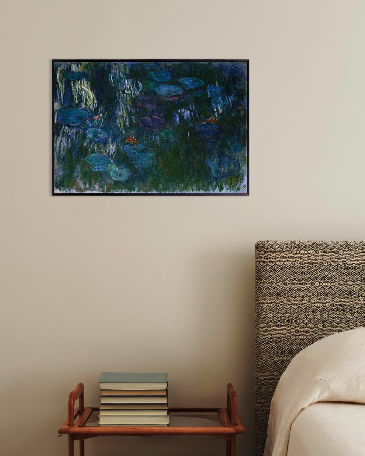 Poster Seerosen (1916–1919) von Claude Monet mit Metallrahmen