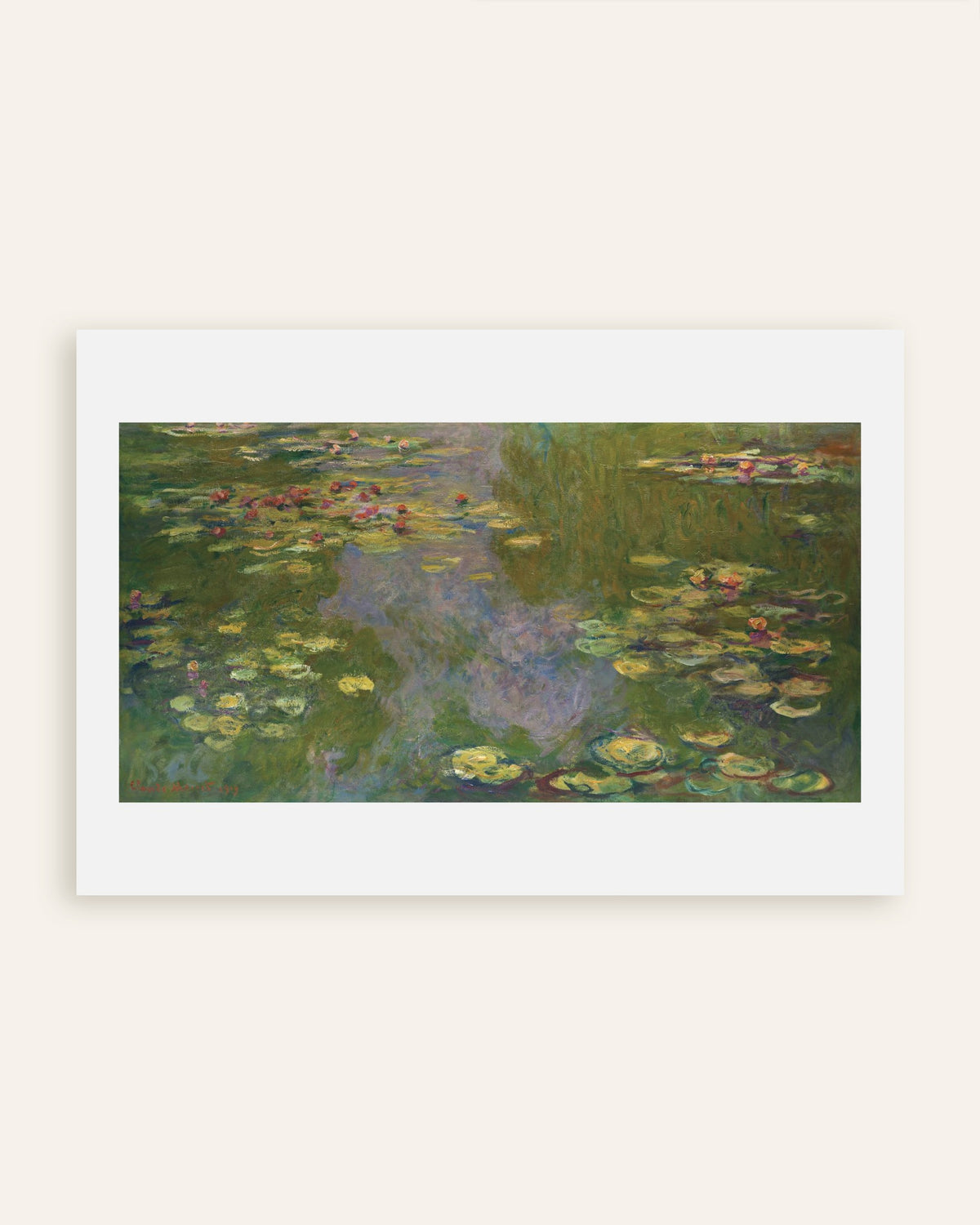 Poster Seerosen (1919) von Claude Monet, Vorschaubild