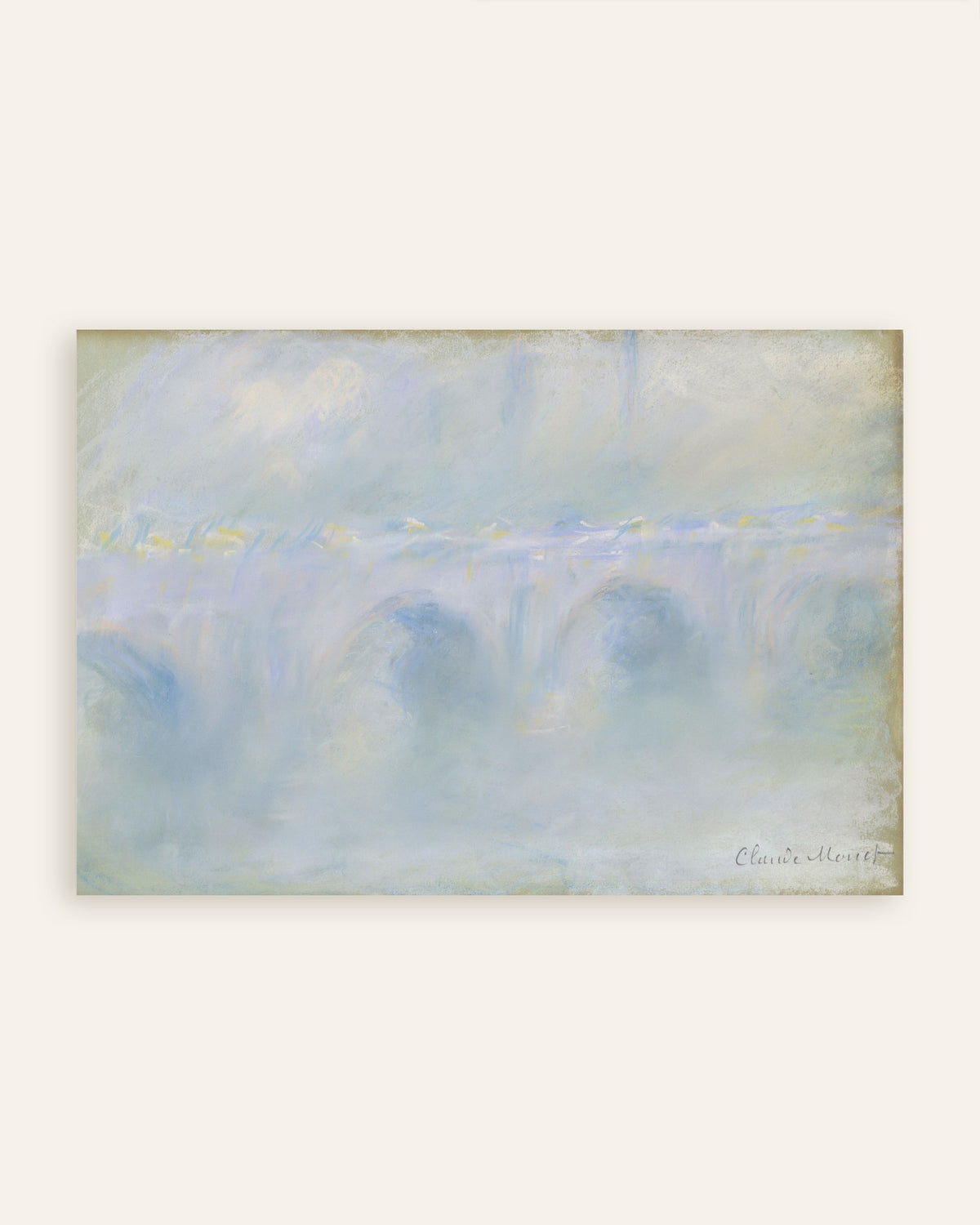 Poster Waterloo Bridge (1901) von Claude Monet, Vorschaubild