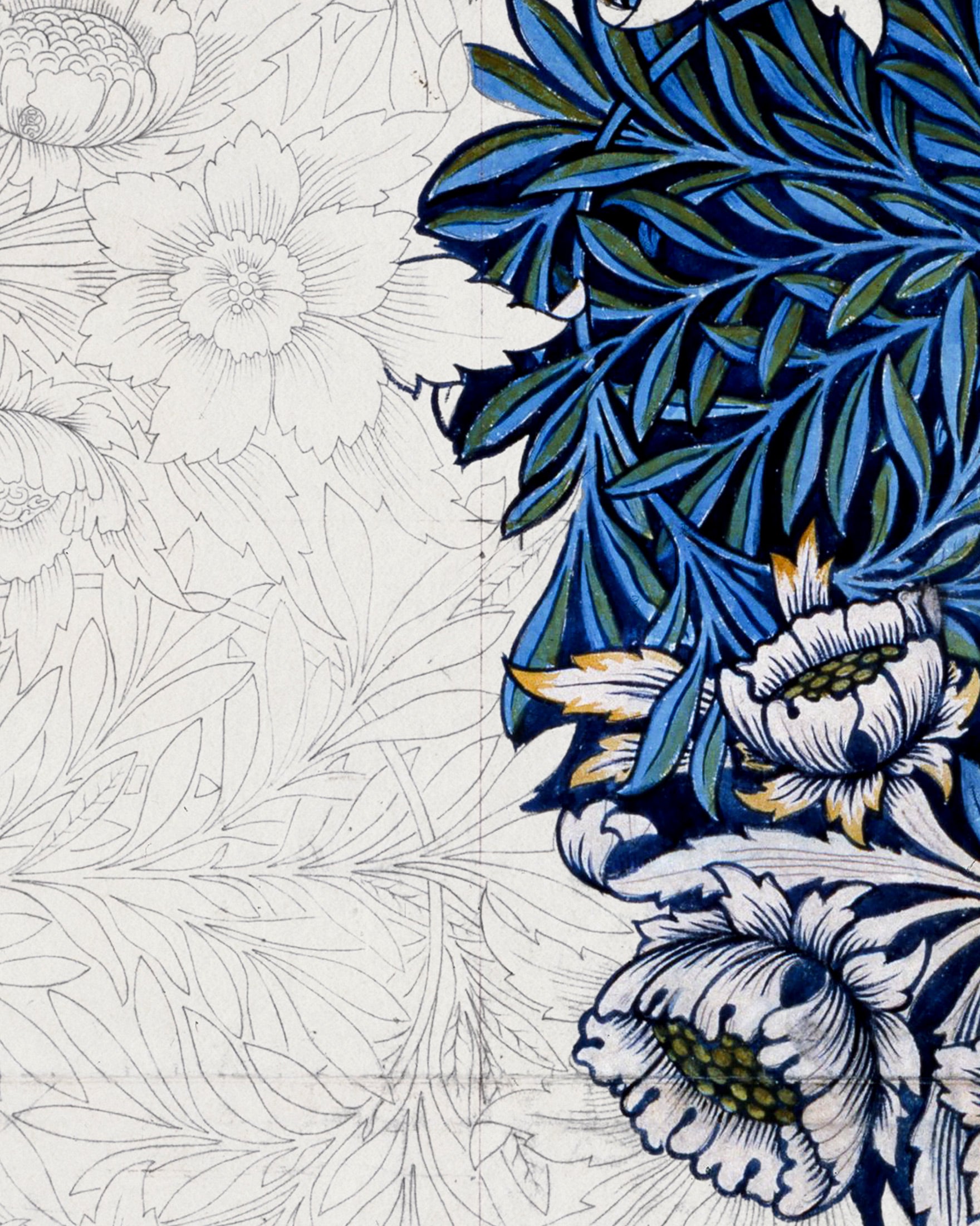 William Morris, Vorarbeit - poster