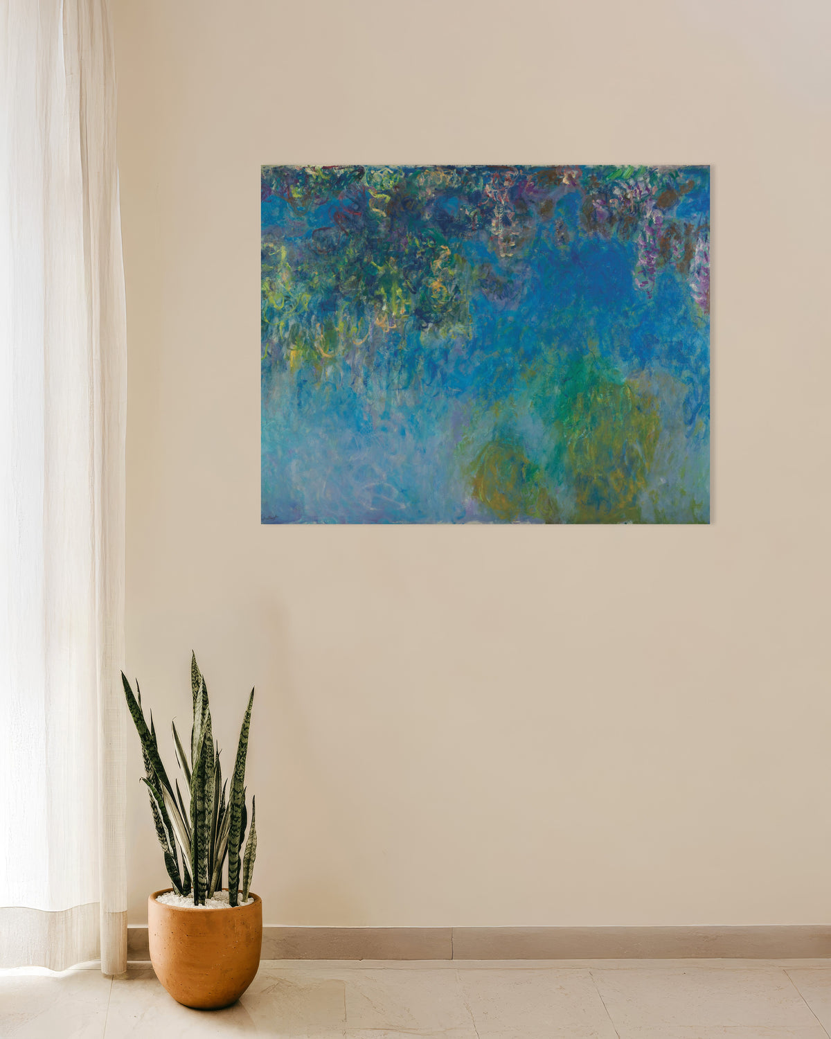 Poster Glyzinien (um 1925) von Claude Monet